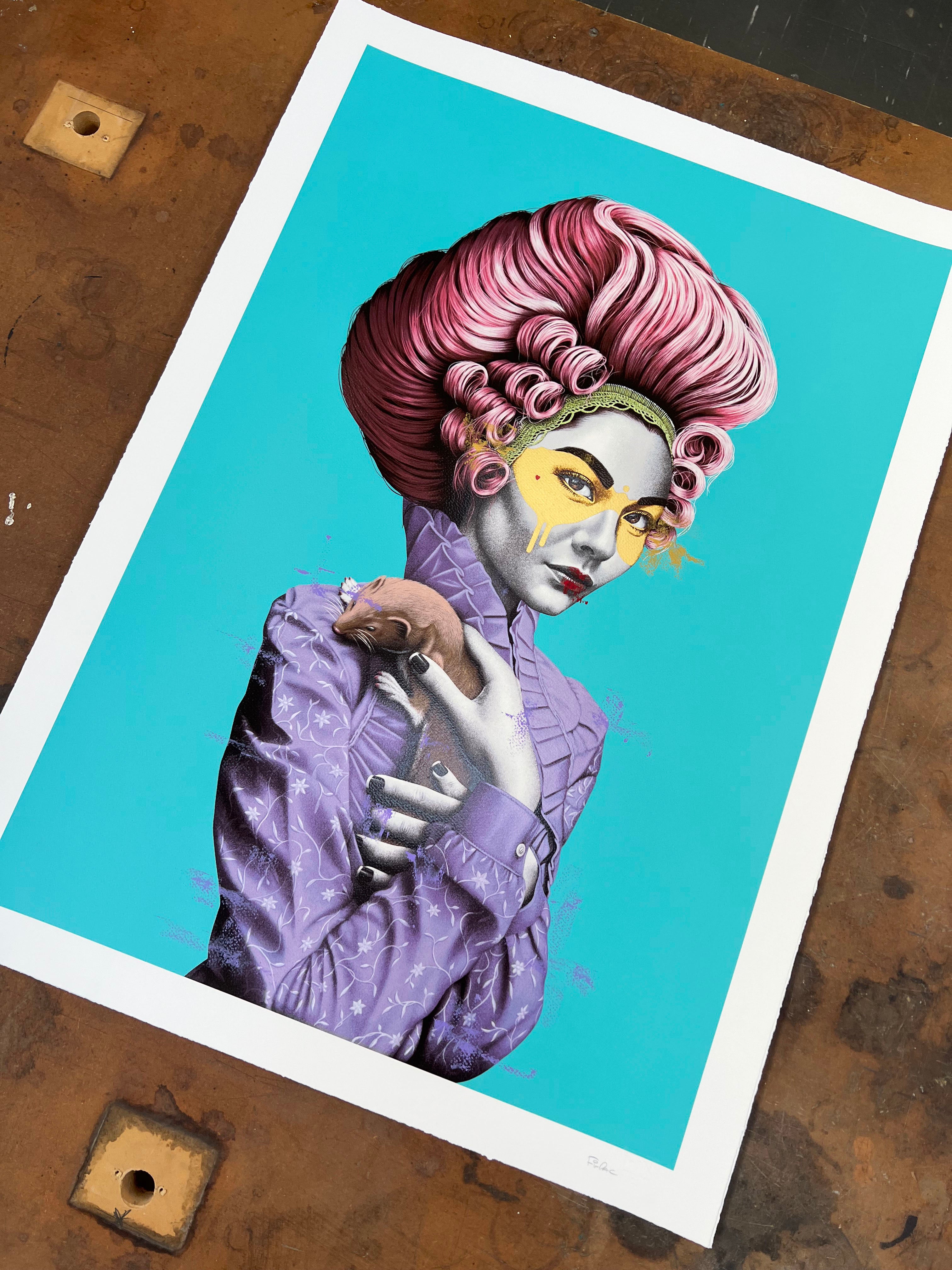 FINDAC TULLERIES TURQUOISE GOLD LEAF HAND FINISHED ED OF 25