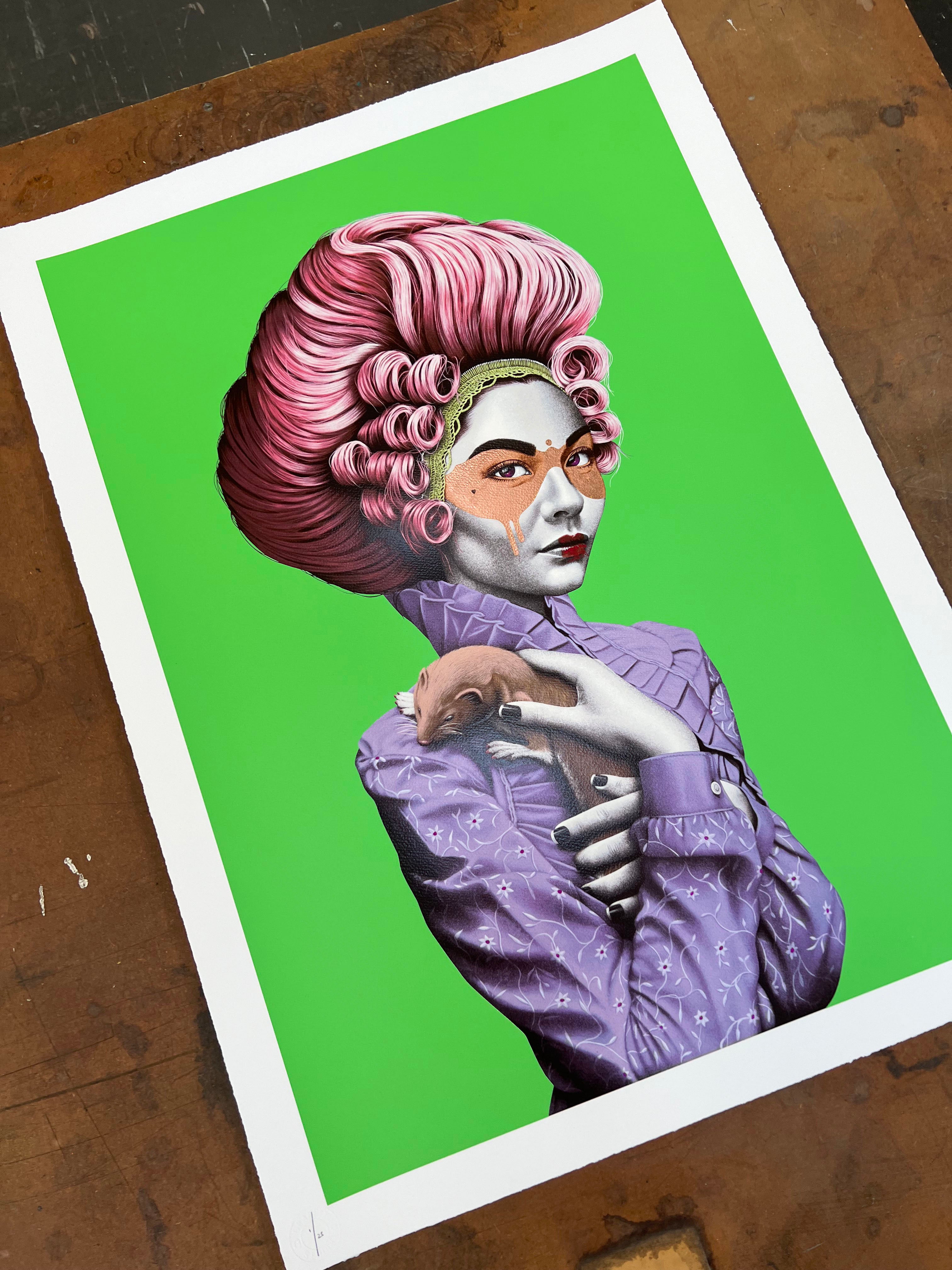 FINDAC TULLERIES LIME COPPER LEAF HAND FINISHED ED OF 25