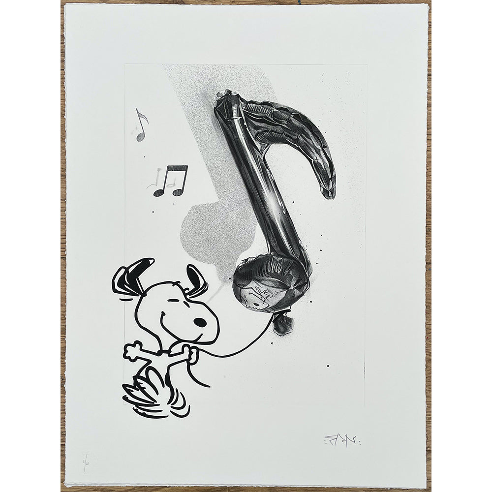 FANAKAPAN DANCE LIKE SOMEBODY WATCHING ETCHING SCREEN PRINT ED OF 25