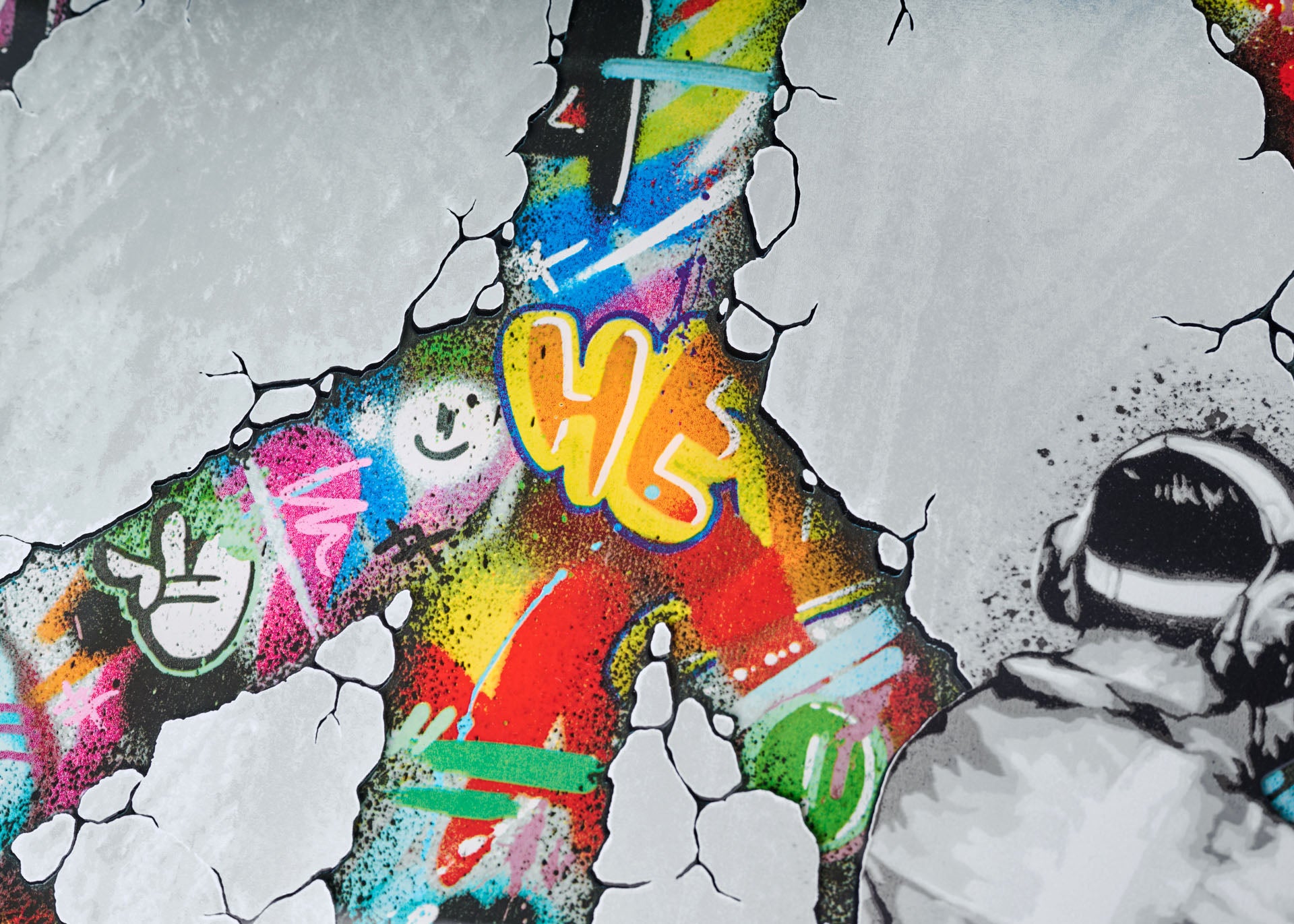 MARTIN WHATSON "MAKE PEACE" ACRYLIC ED OF 10