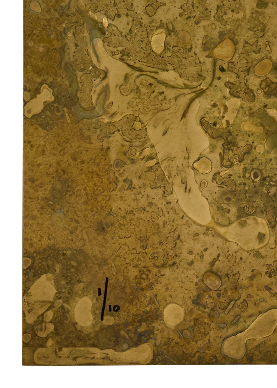 MARTIN WHATSON "MAKE PEACE" BRASS HAND FINISHED ED OF 10