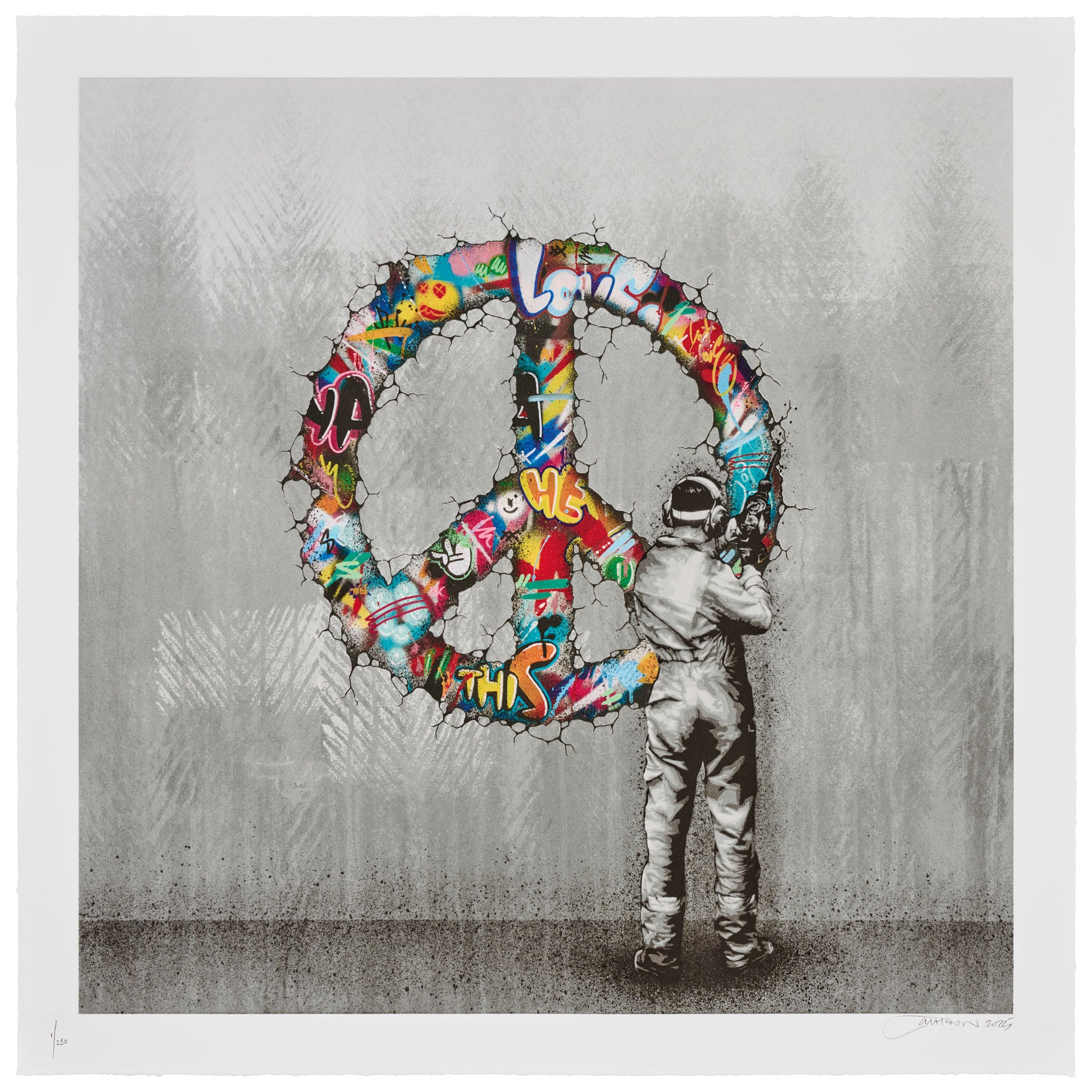 MARTIN WHATSON "MAKE PEACE" ED OF 250