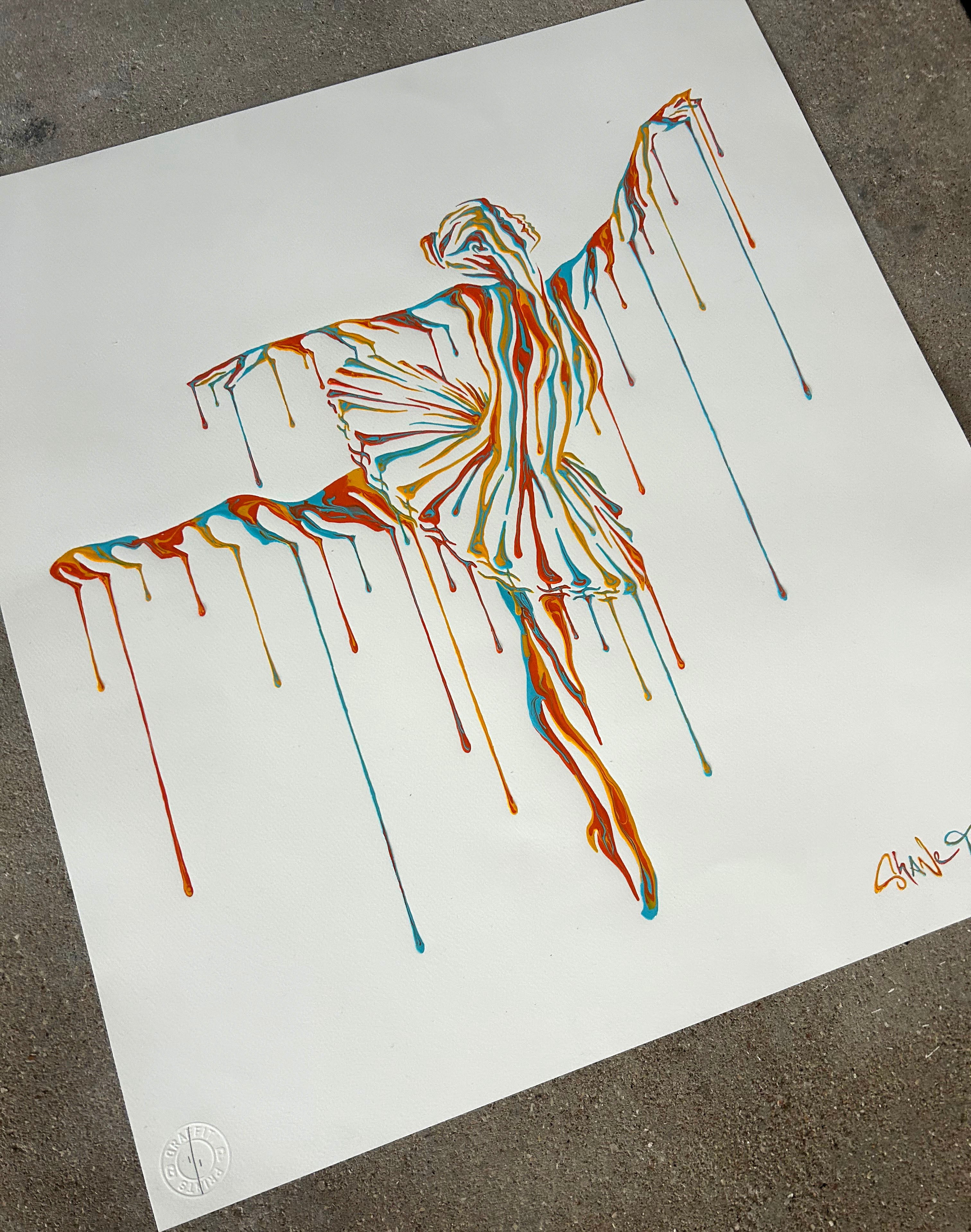 SHANE TURNER MUSIC IN MOTION 5.0 HAND PAINTED 1/1 WHITE