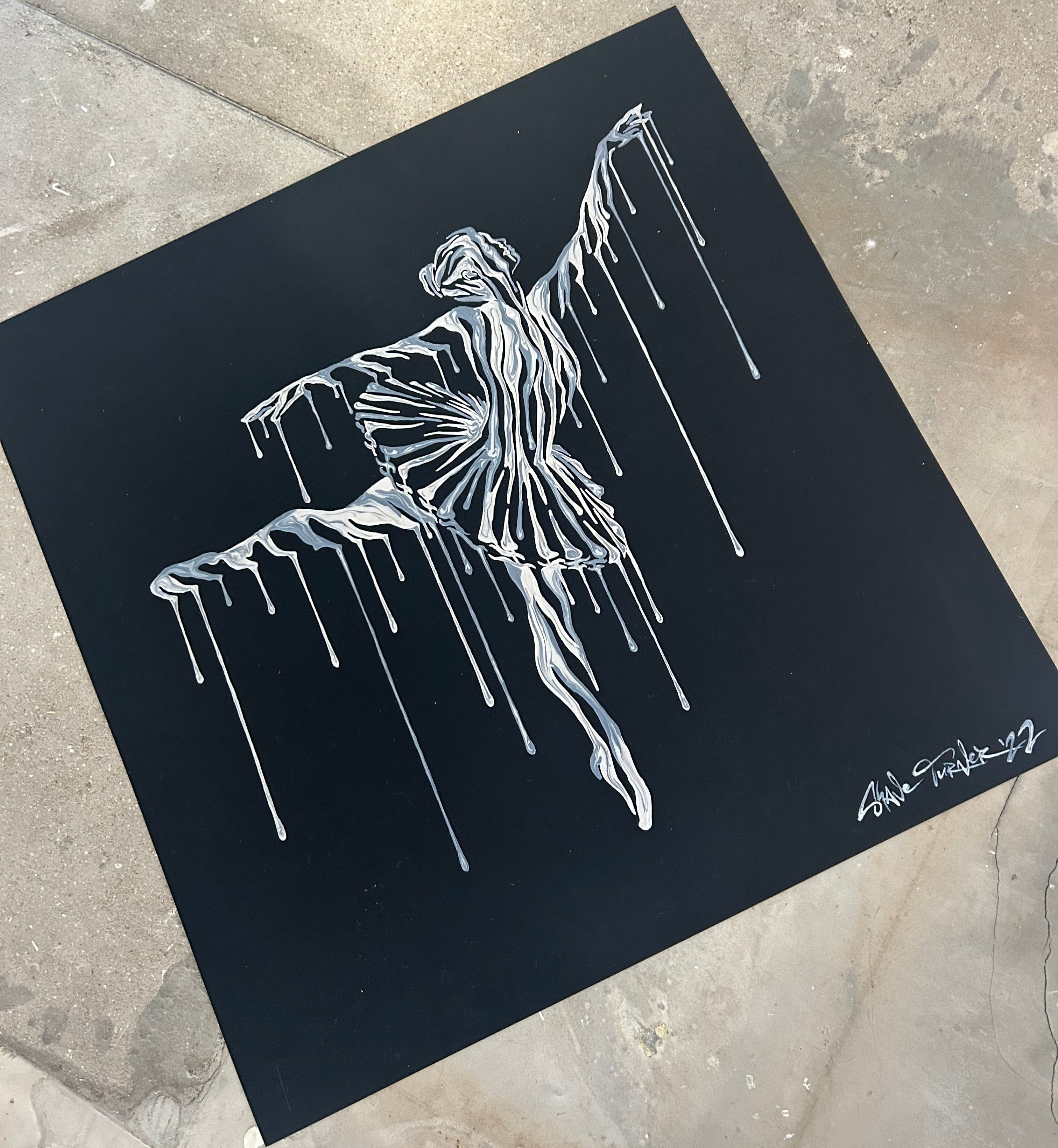 SHANE TURNER MUSIC IN MOTION 5.0 HAND PAINTED 1/1 BLACK