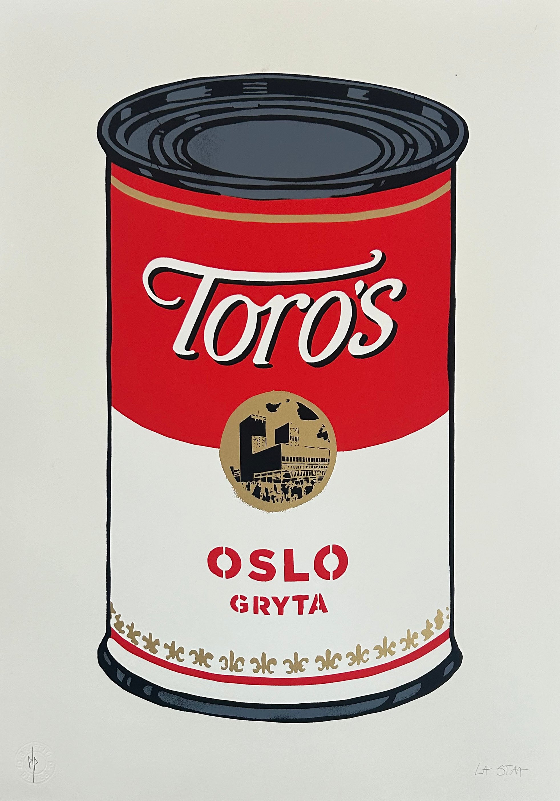 LA STAA OSLO GRYTA FISKESUPPE SOUP CAN P/P (WHITE)