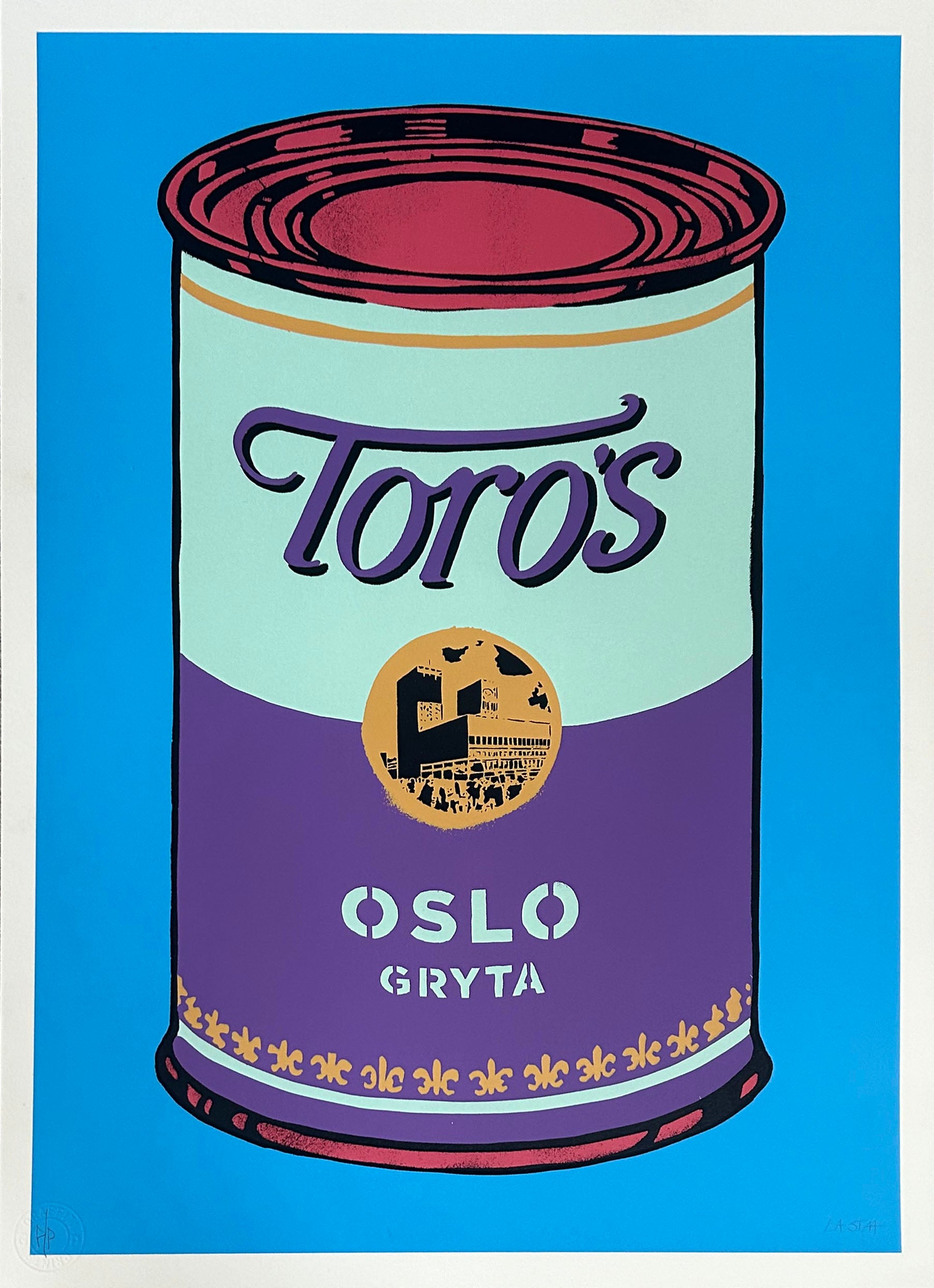 LA STAA OSLO GRYTA FISKESUPPE SOUP CAN P/P (BLUE)