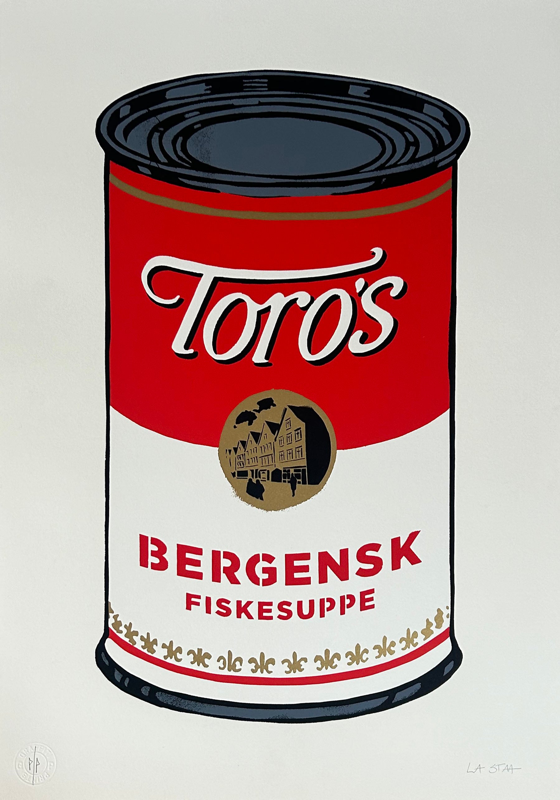 LA STAA BERGENSK FISKESUPPE SOUP CAN P/P (WHITE)