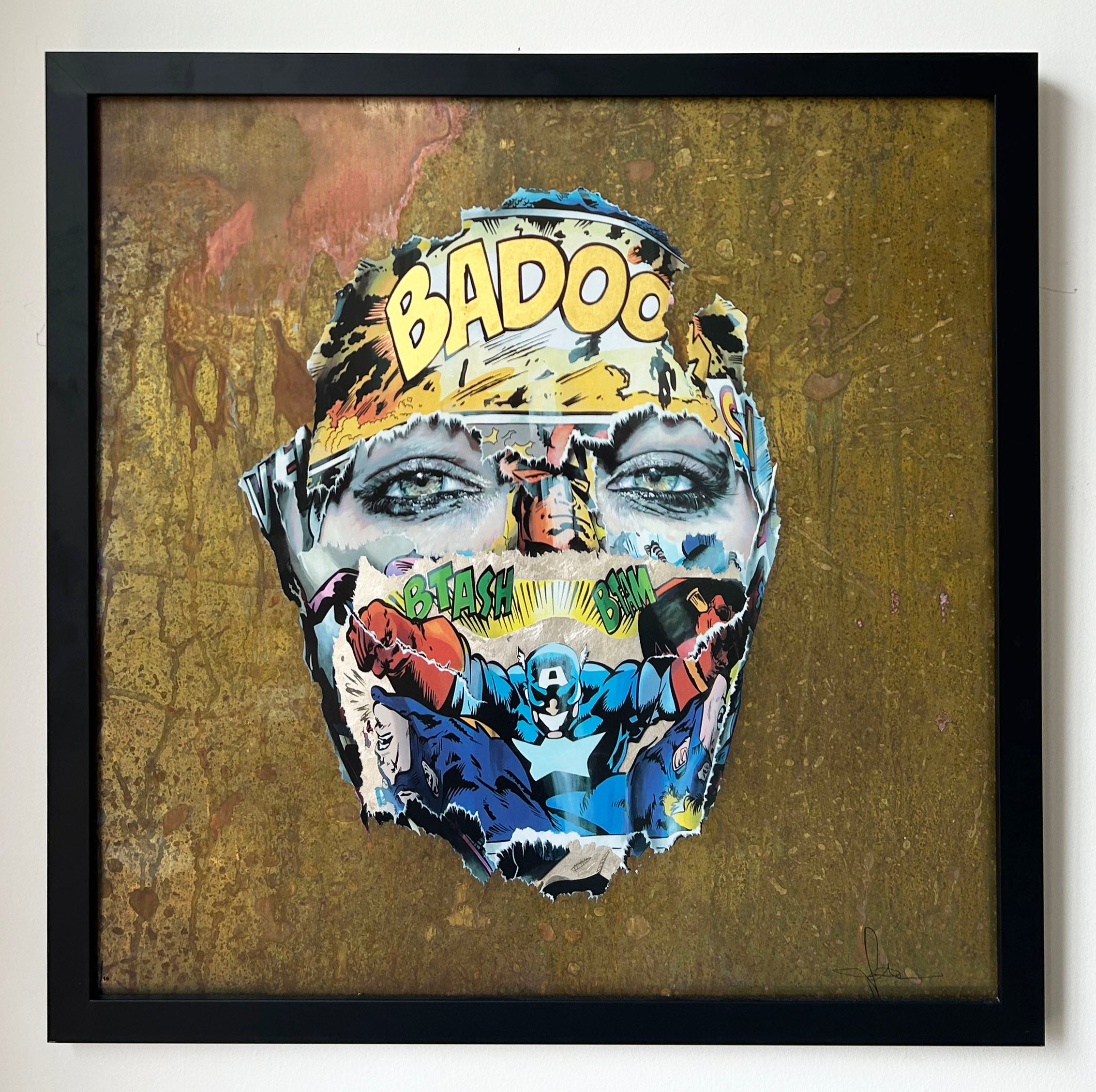 SANDRA CHEVRIER LA CAGE ENTRE L'OMBRE ET LA LUMIERE TRIPPLE LEAF BRASS ED OF 10