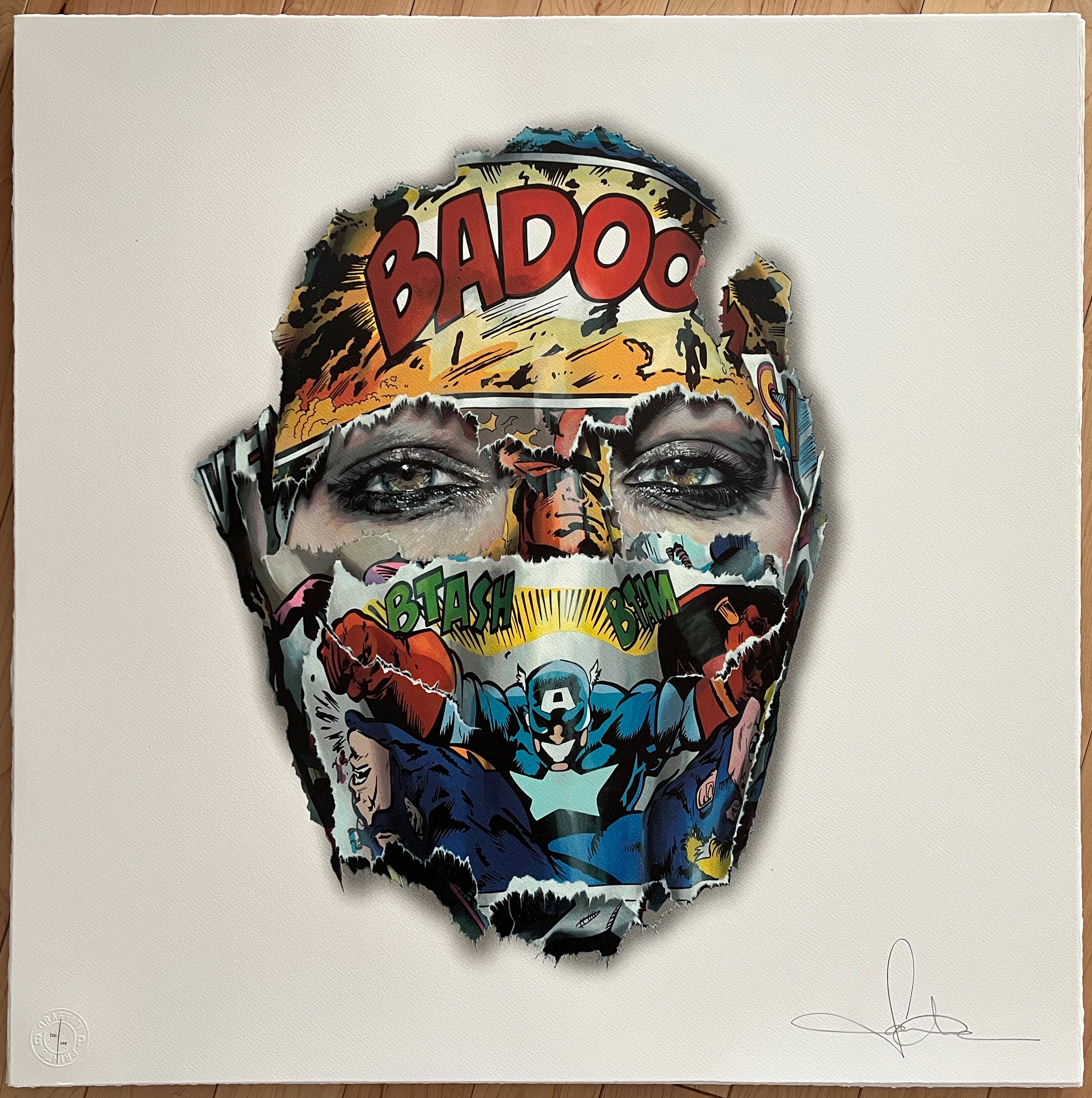 SANDRA CHEVRIER LA CAGE ENTRE L'OMBRE ET LA LUMIERE WHITE ED OF 100