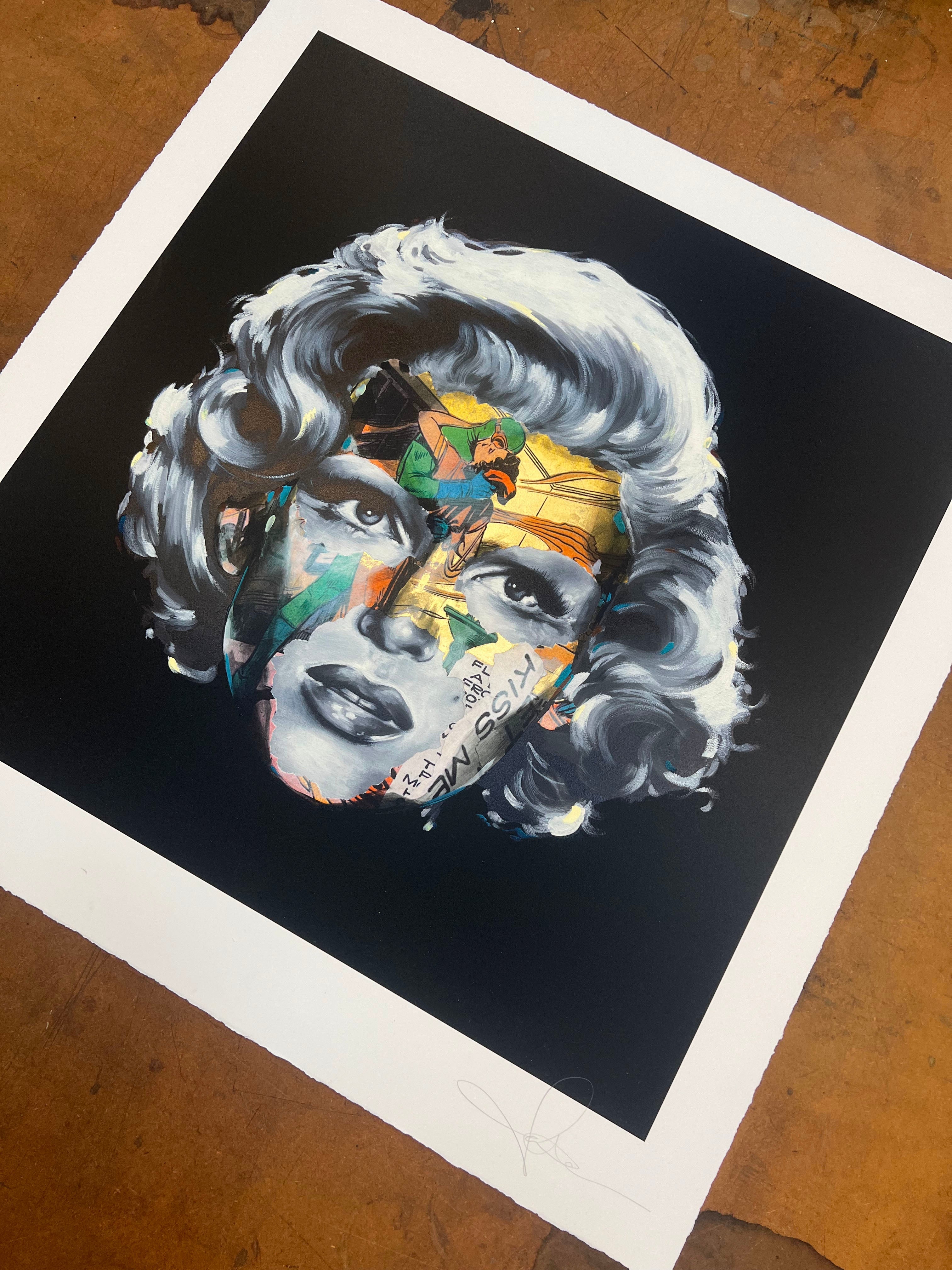 SANDRA CHEVRIER LA CAGE ET LE MURMURE DES AMOUREUX GOLD LEAF ED OF 50