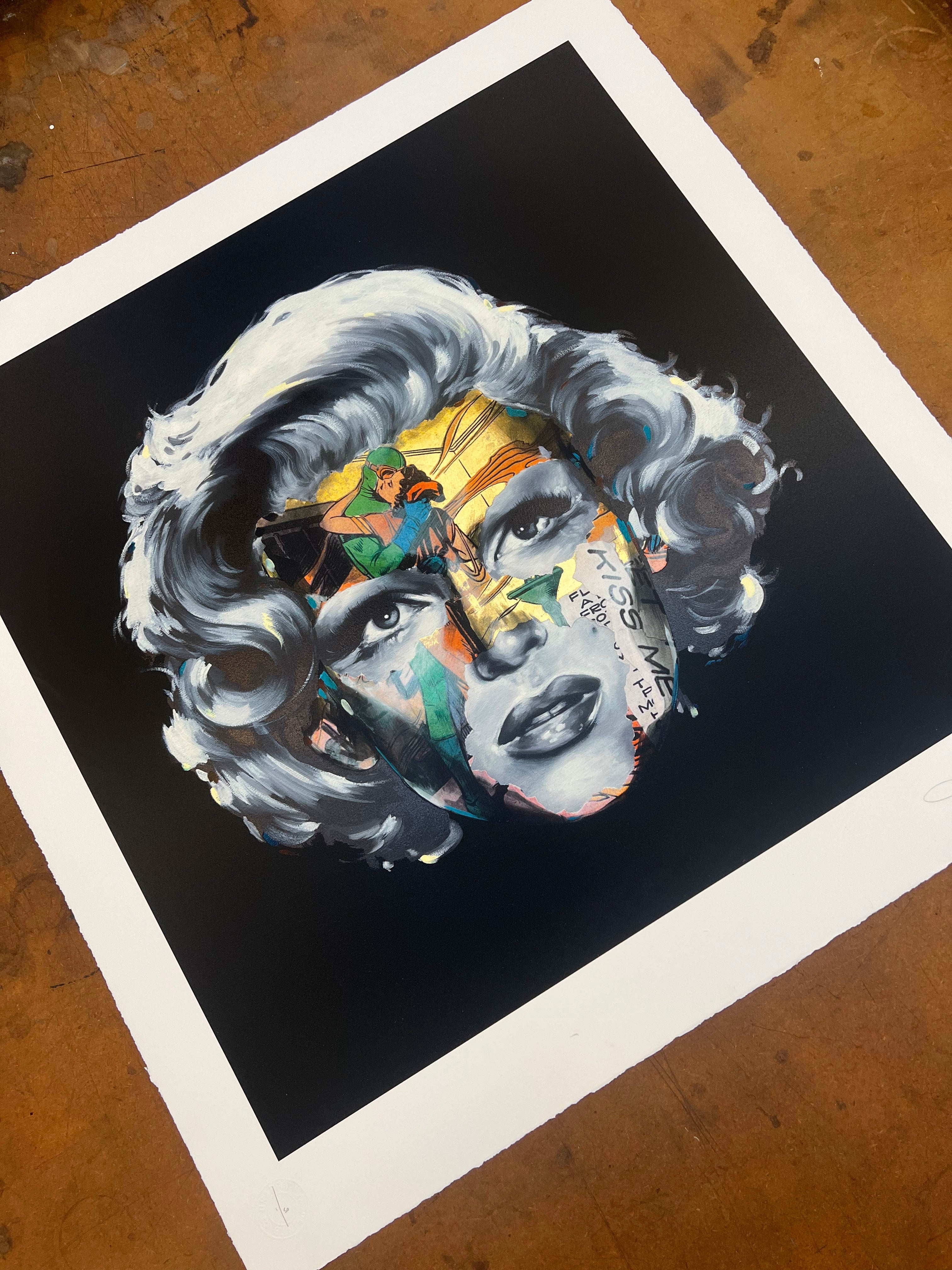 SANDRA CHEVRIER LA CAGE ET LE MURMURE DES AMOUREUX GOLD LEAF ED OF 50