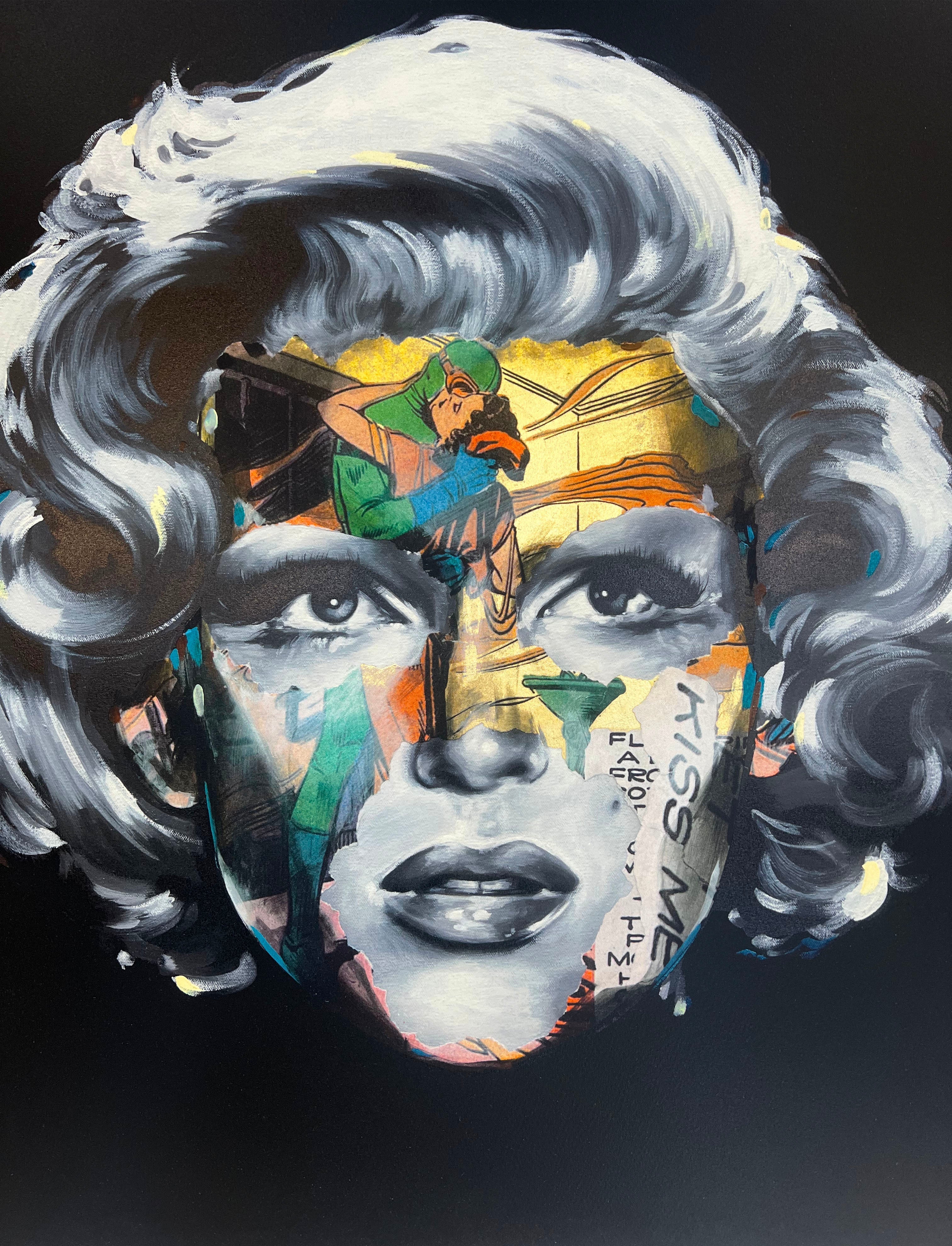 SANDRA CHEVRIER LA CAGE ET LE MURMURE DES AMOUREUX GOLD LEAF ED OF 50