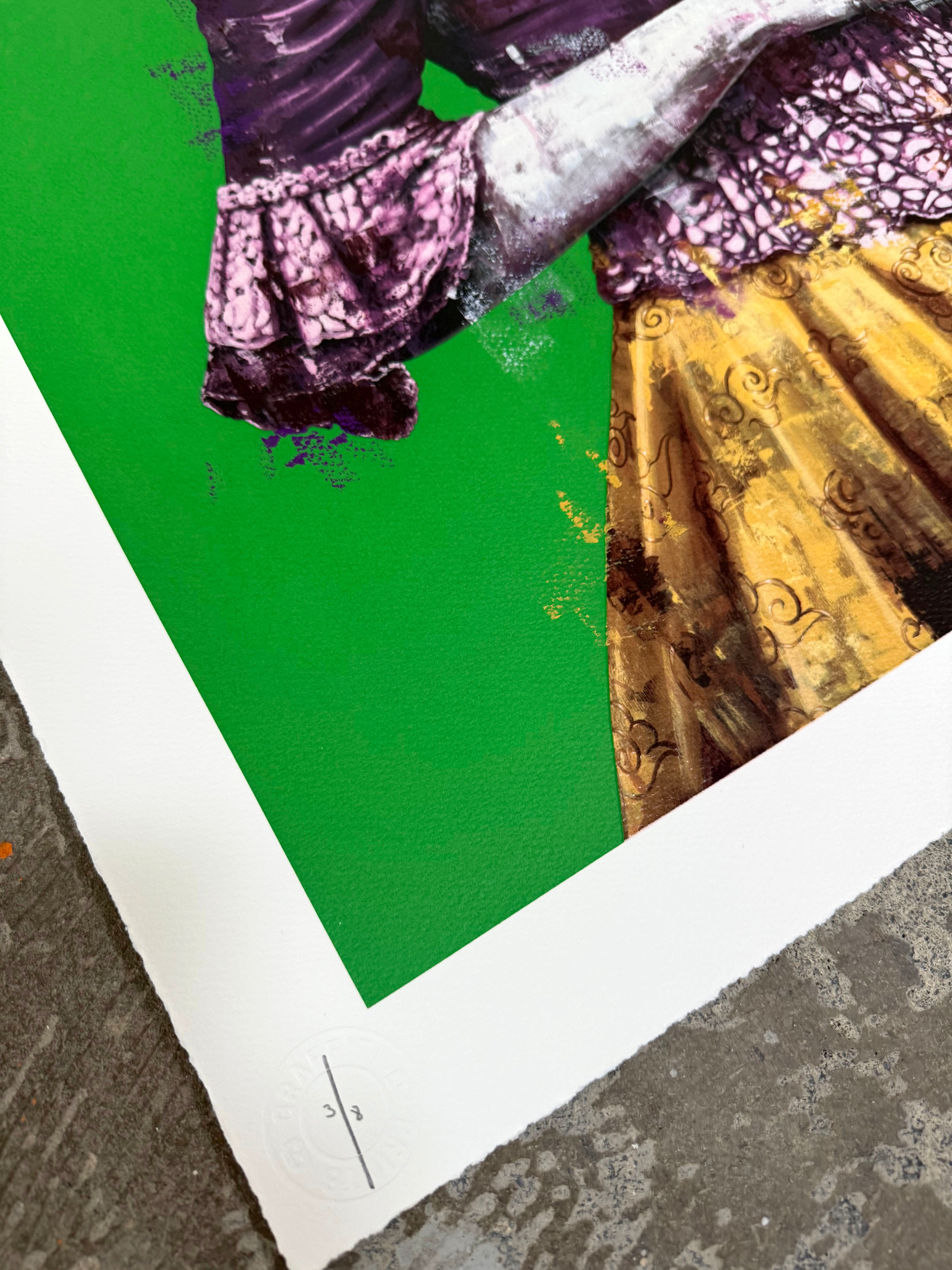 FINDAC - MADELEINE GREEN GOLD LEAF HAND FINISHED ED OF 8