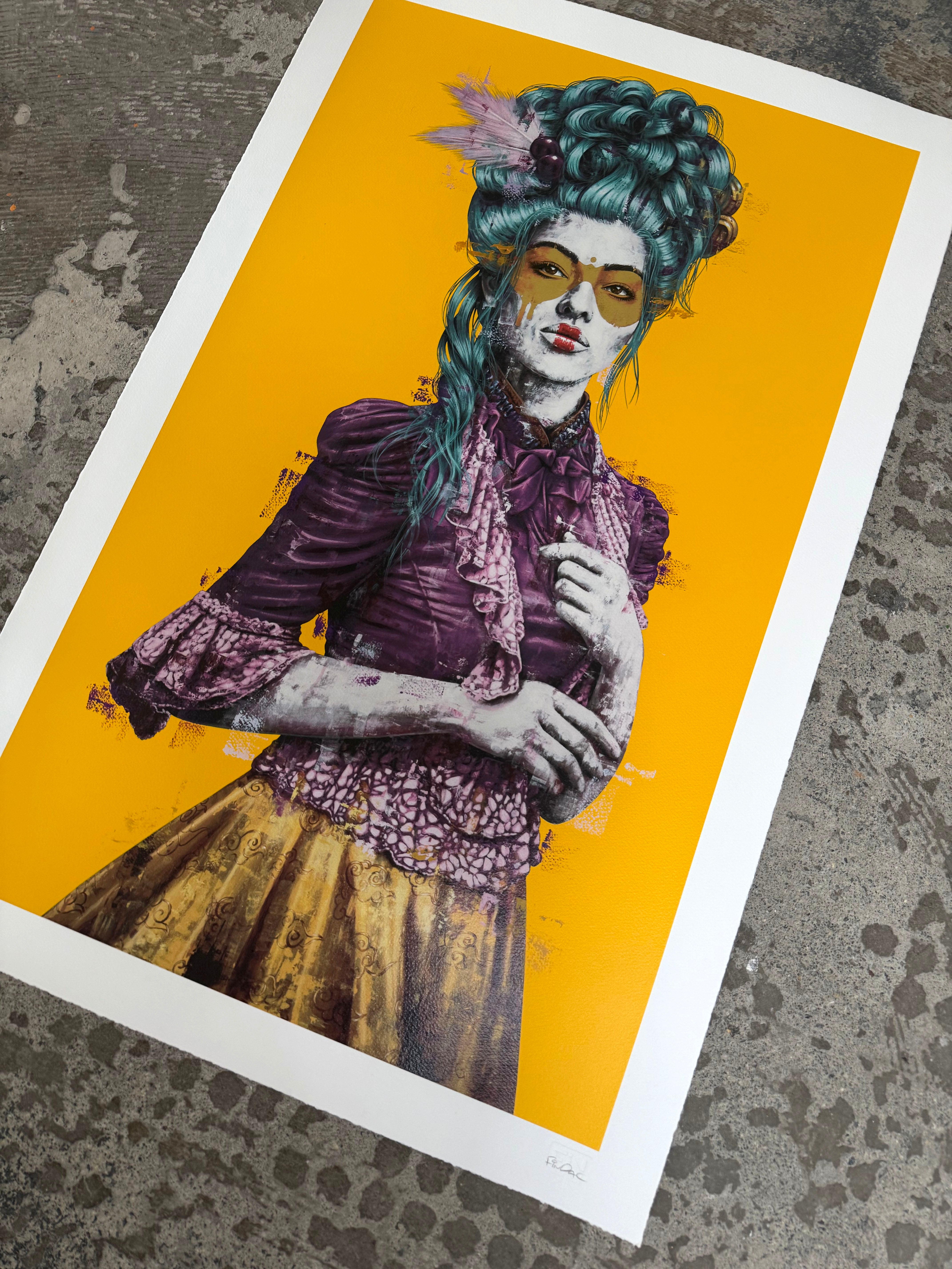 FINDAC - MADELEINE YELLOW GOLD LEAF HAND FINISHED ED OF 8