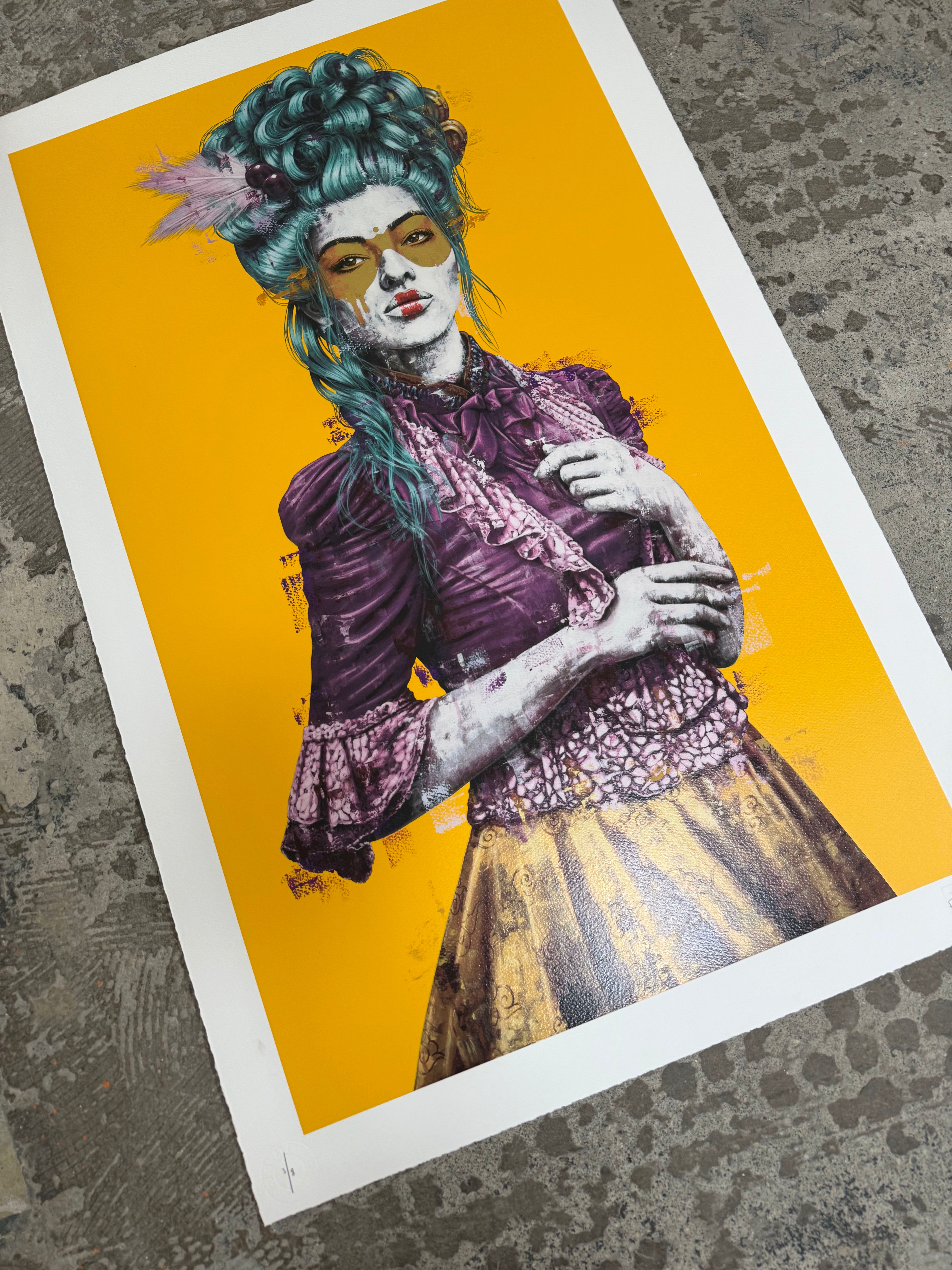 FINDAC - MADELEINE YELLOW GOLD LEAF HAND FINISHED ED OF 8
