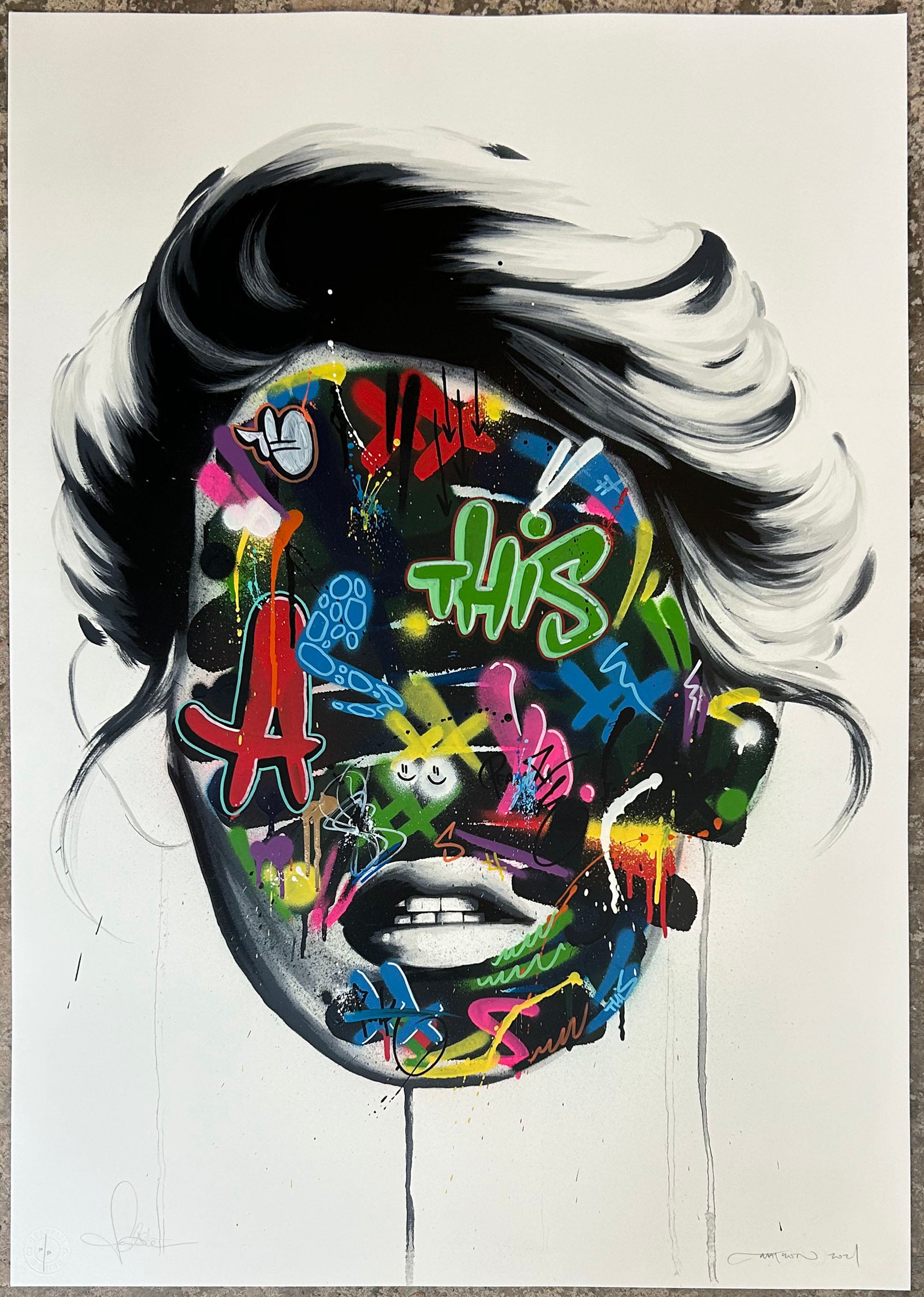 SANDRA CHEVRIER & MARTIN WHATSON LA CAGE ENTRE LES FRONTIERES ED OF 50 HAND FINISHED