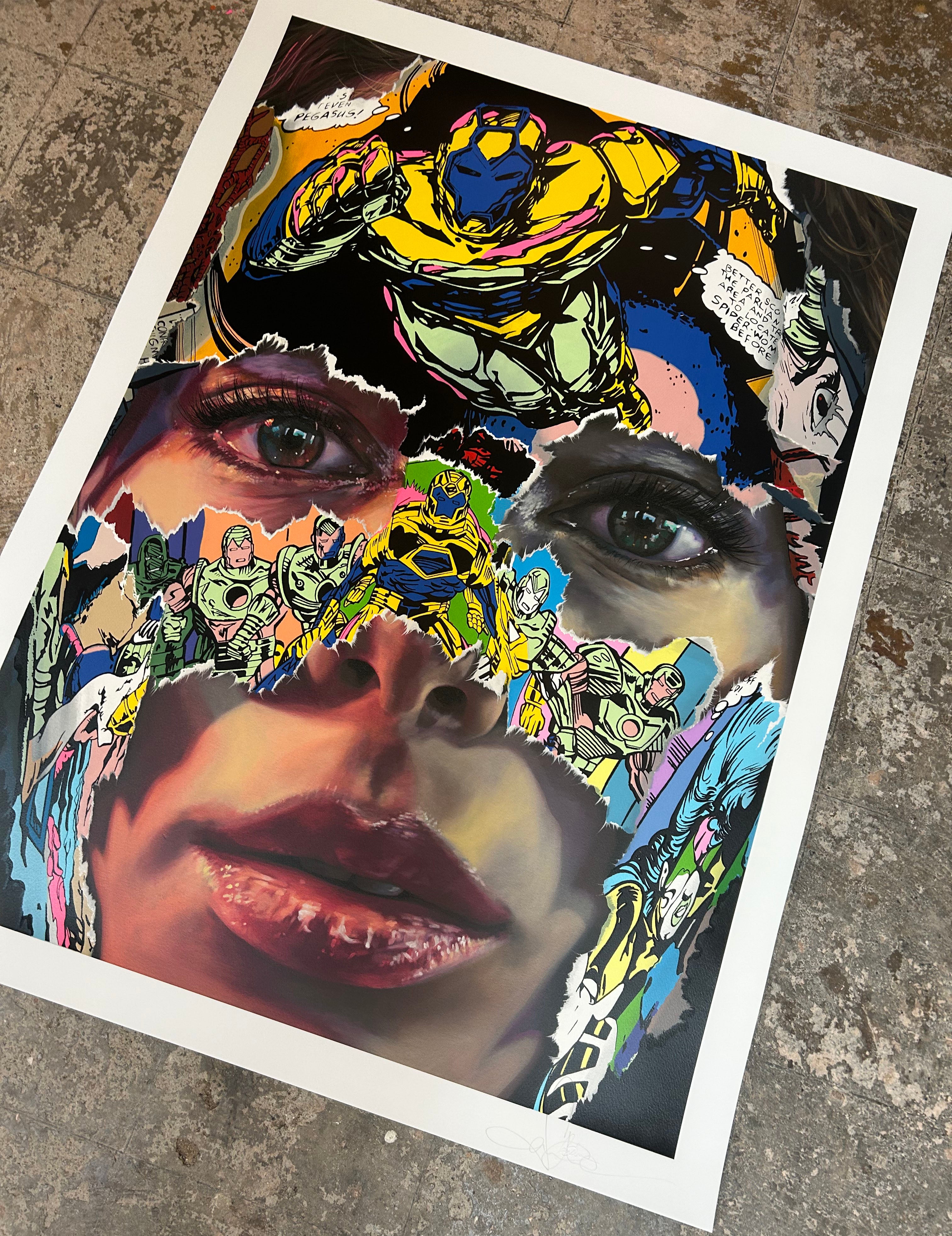 SANDRA CHEVRIER LA CAGE, À L’UNISSON 1/1 SCREEN PRINT
