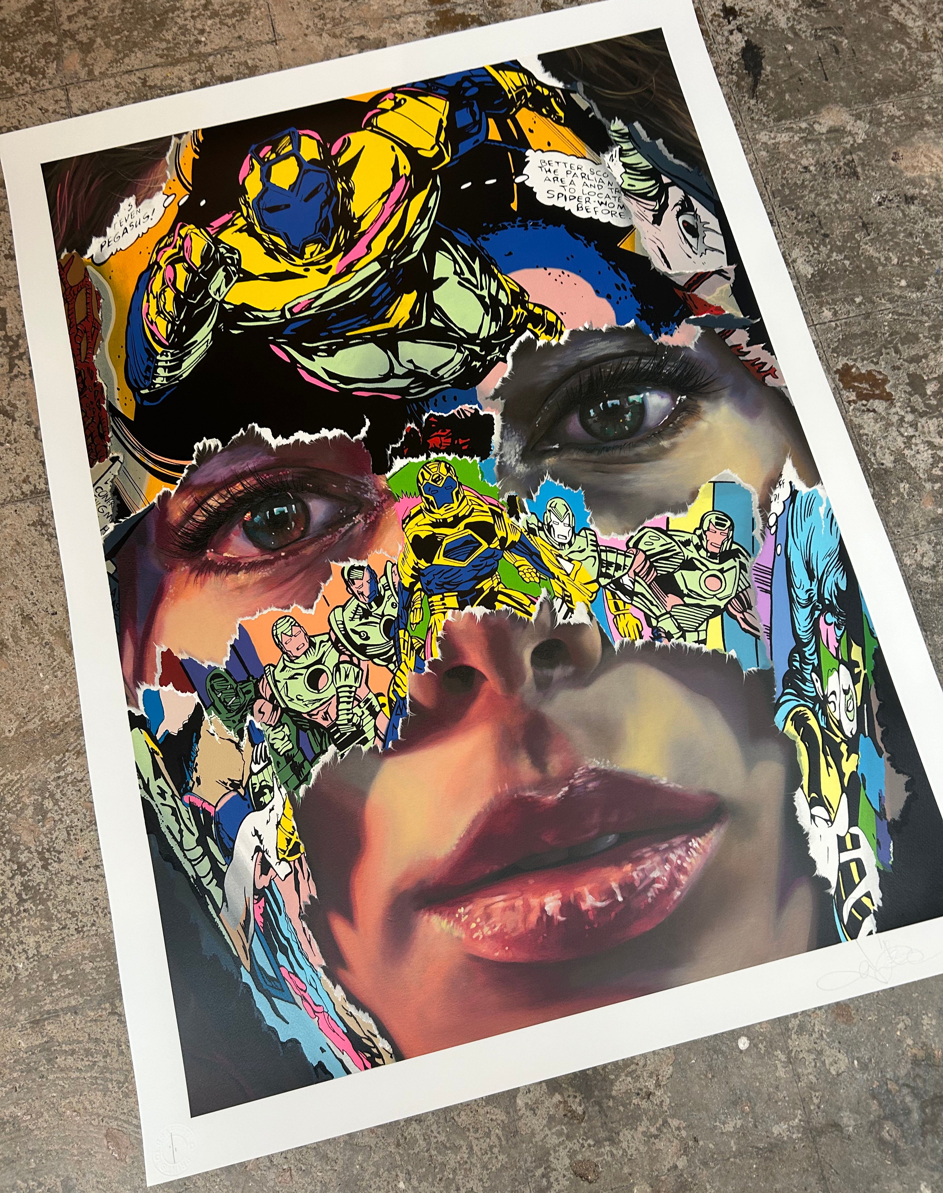 SANDRA CHEVRIER LA CAGE, À L’UNISSON 1/1 SCREEN PRINT