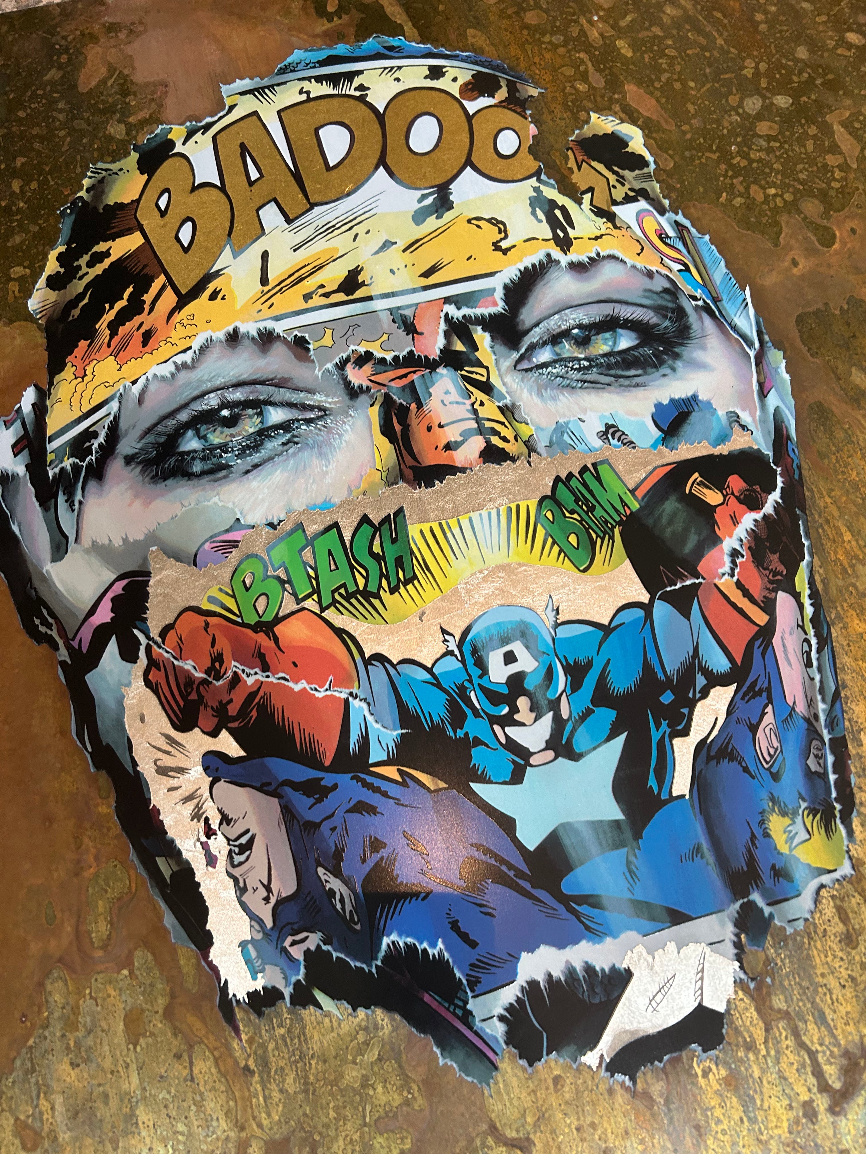 SANDRA CHEVRIER LA CAGE ENTRE L'OMBRE ET LA LUMIERE TRIPPLE LEAF BRASS ED OF 10