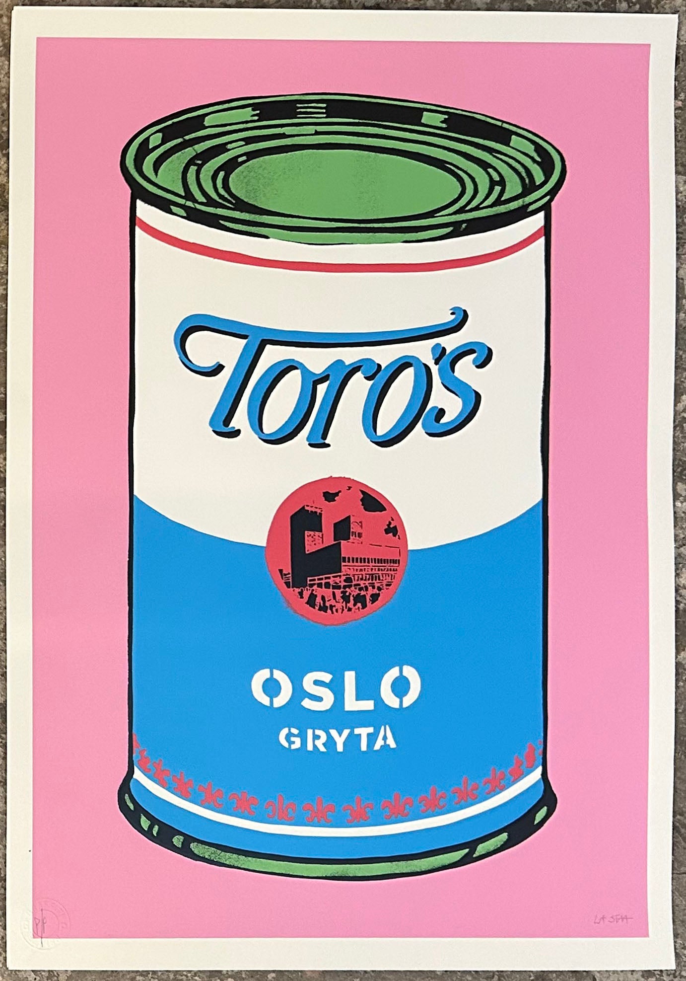 LA STAA OSLO GRYTA FISKESUPPE SOUP CAN P/P (PINK)