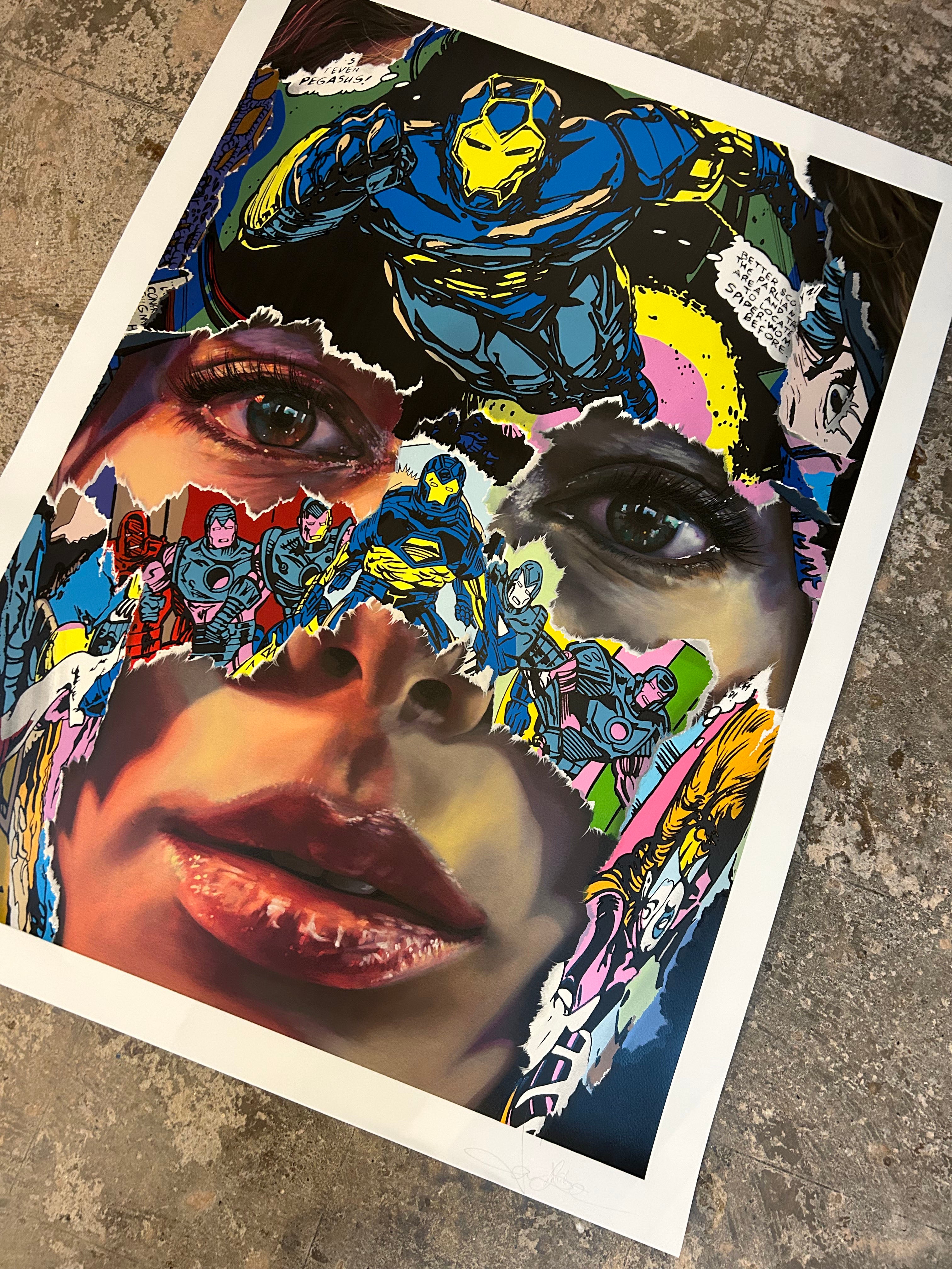 SANDRA CHEVRIER LA CAGE, À L’UNISSON 1/1 SCREEN PRINT