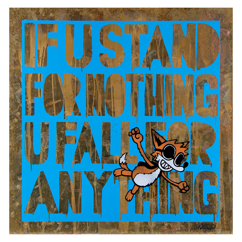 MAU MAU - If U Stand For Nothing U Fall For Anything - ed 5 (blue brass)