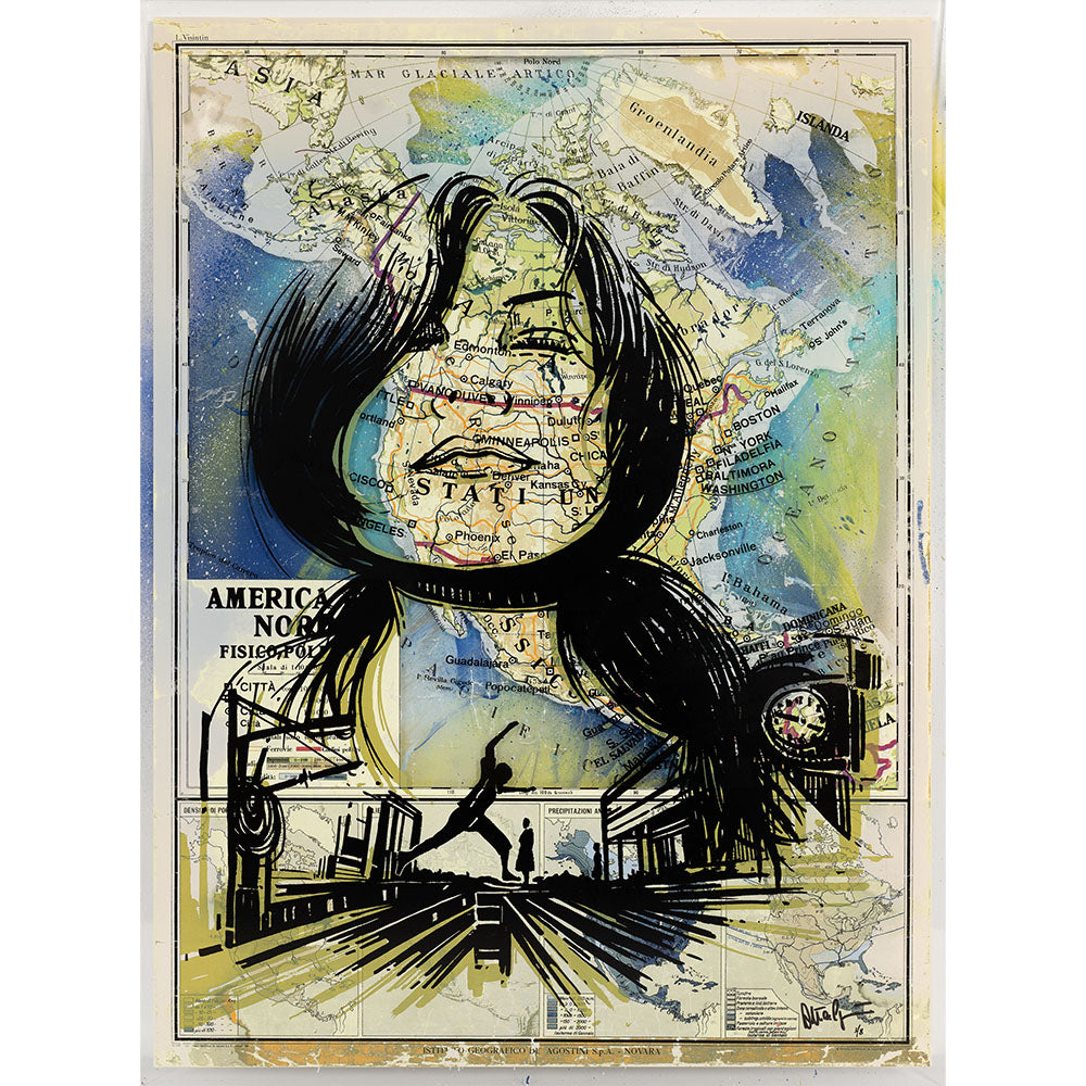 ALICE PASQUINI - Into The Great Wild Open - HAND PAINTED ACRYLIC 3/8