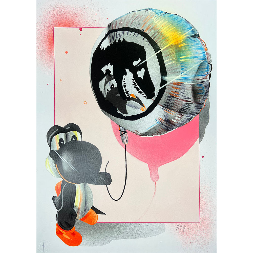 FANAKAPAN YOSHI'S DAY OFF TRIP TO JURASSIC PARK - BLACK ED OF 15 HAND FINISHED