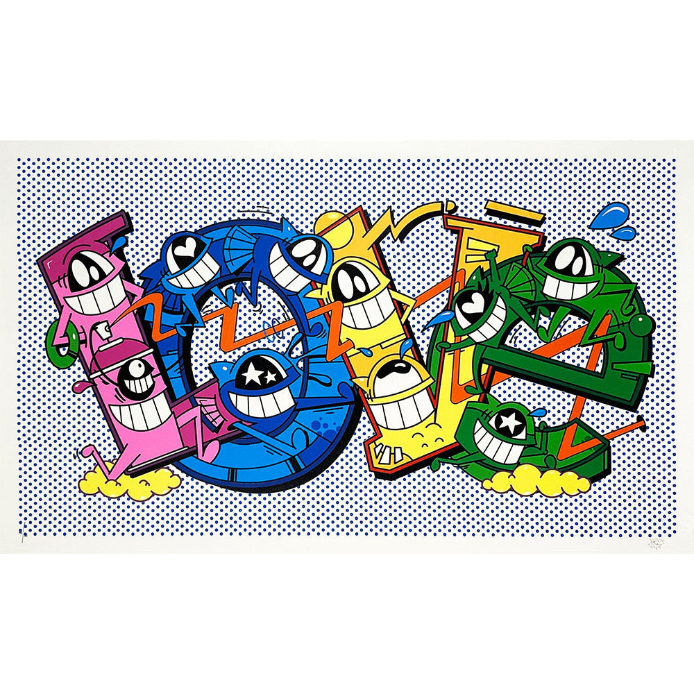 EL PEZ LOVE WHITE/BLUE P/P