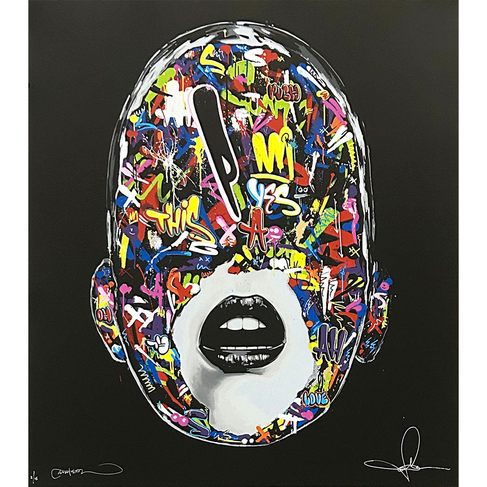 SANDRA CHEVRIER X MARTIN WHATSON - Lost In Transit - acrylic ed of 15