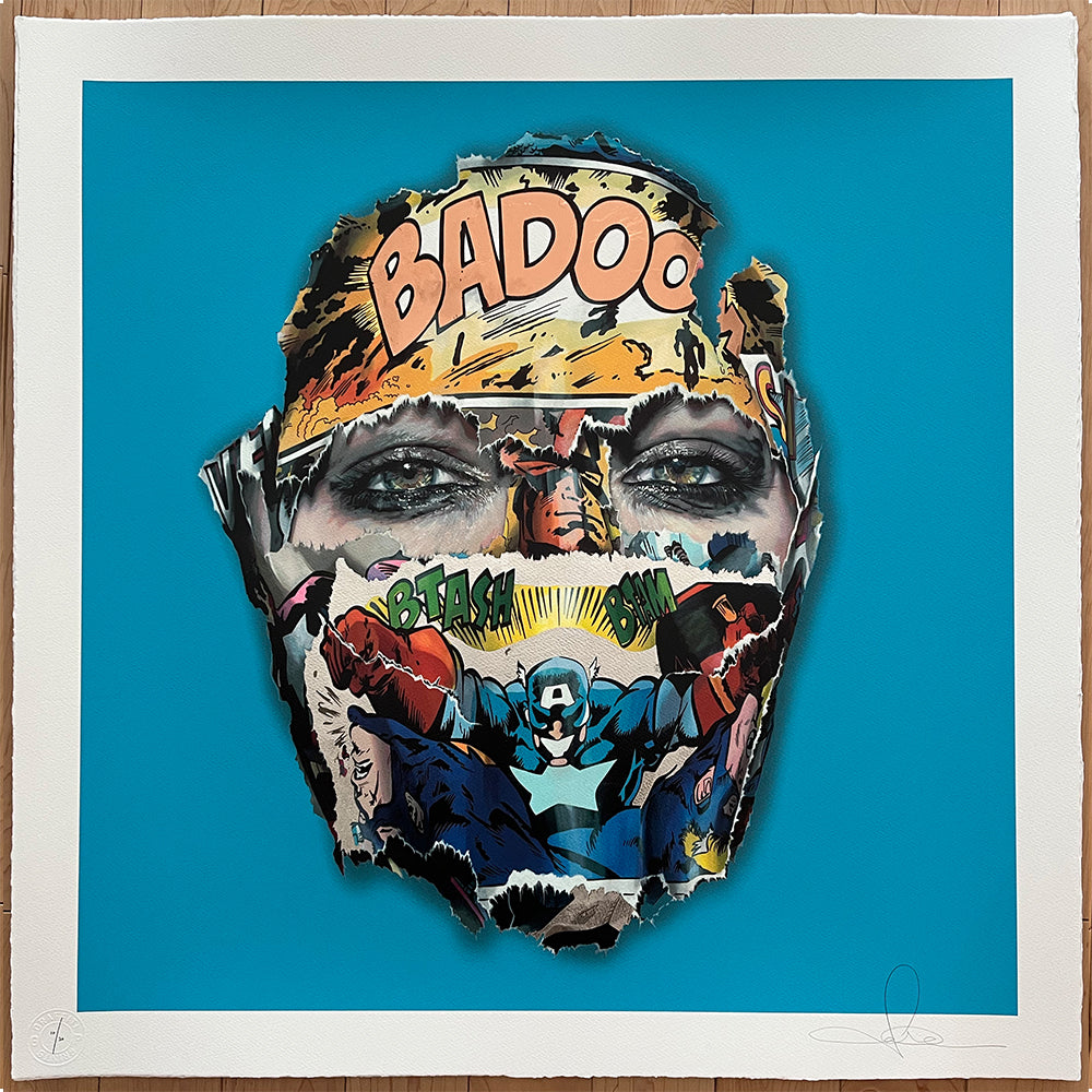 SANDRA CHEVRIER LA CAGE ENTRE L'OMBRE ET LA LUMIERE TRIPLE LEAF TURQUOISE ED OF 30