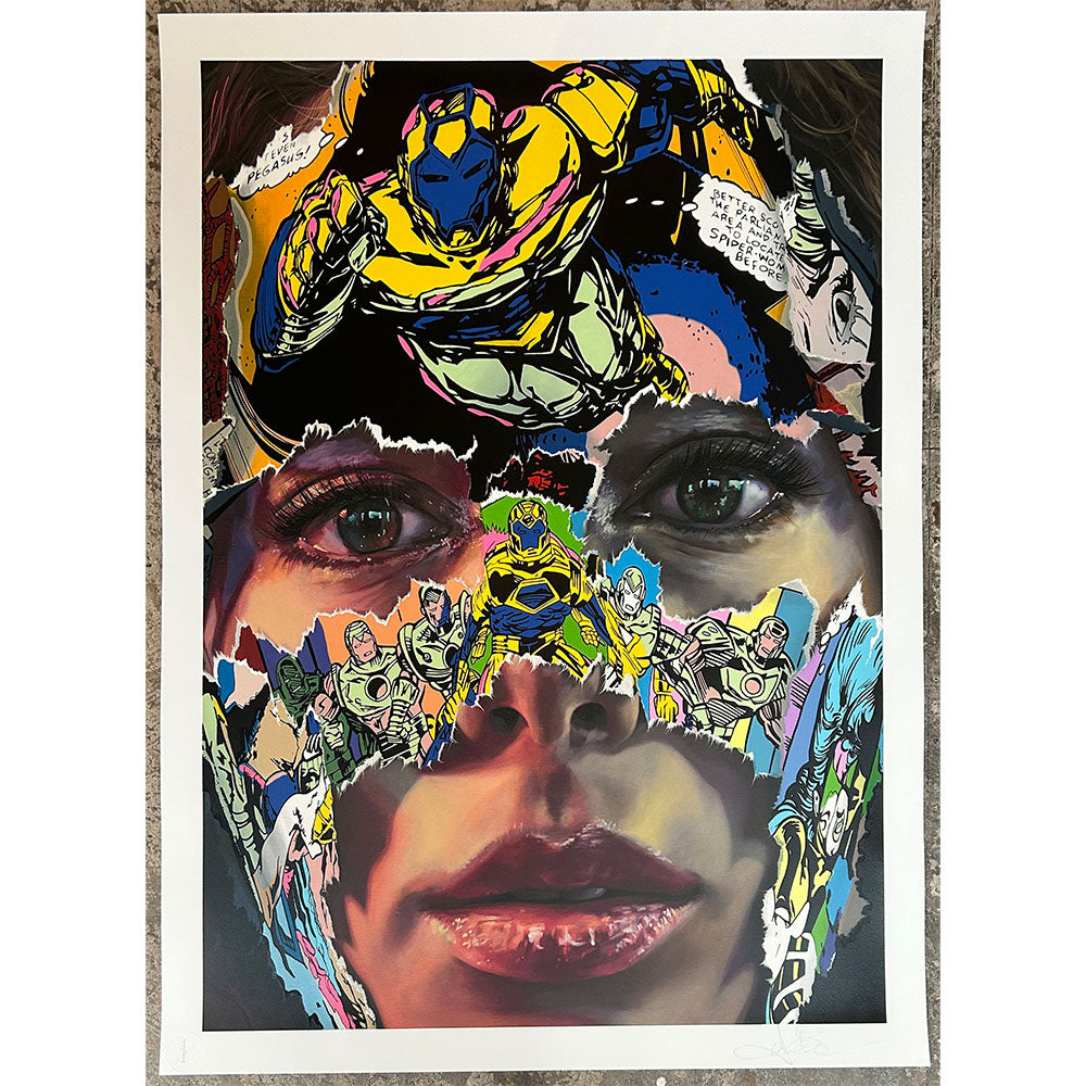 SANDRA CHEVRIER LA CAGE, À L’UNISSON 1/1 SCREEN PRINT
