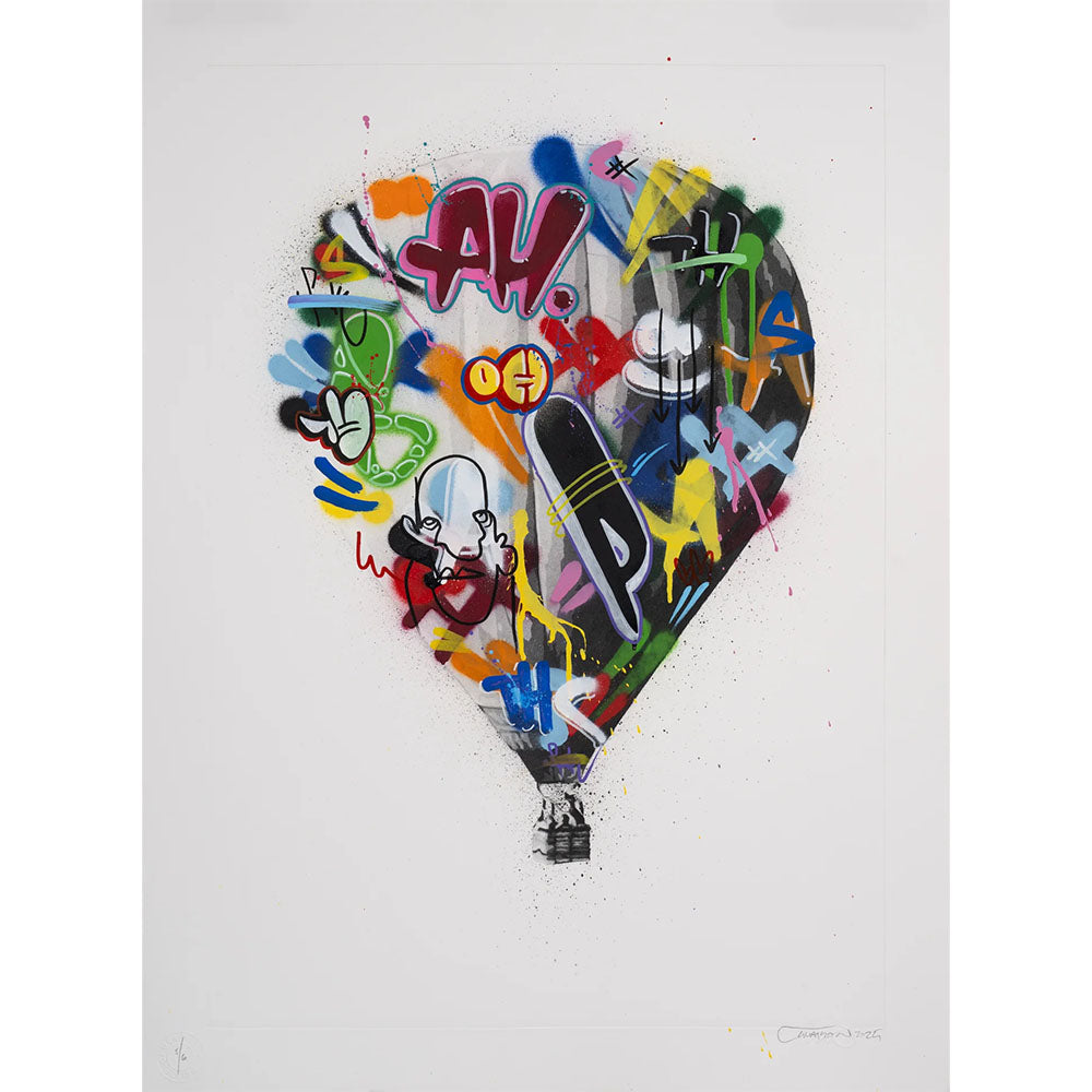 MARTIN WHATSON "BALLOON" ETCHING HAND FINISHED - ED OF 50