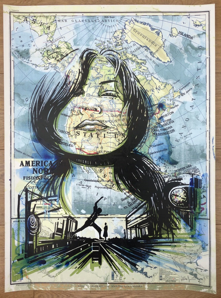 ALICE PASQUINI - Into The Great Wild Open - HAND FINISHED, ed 100