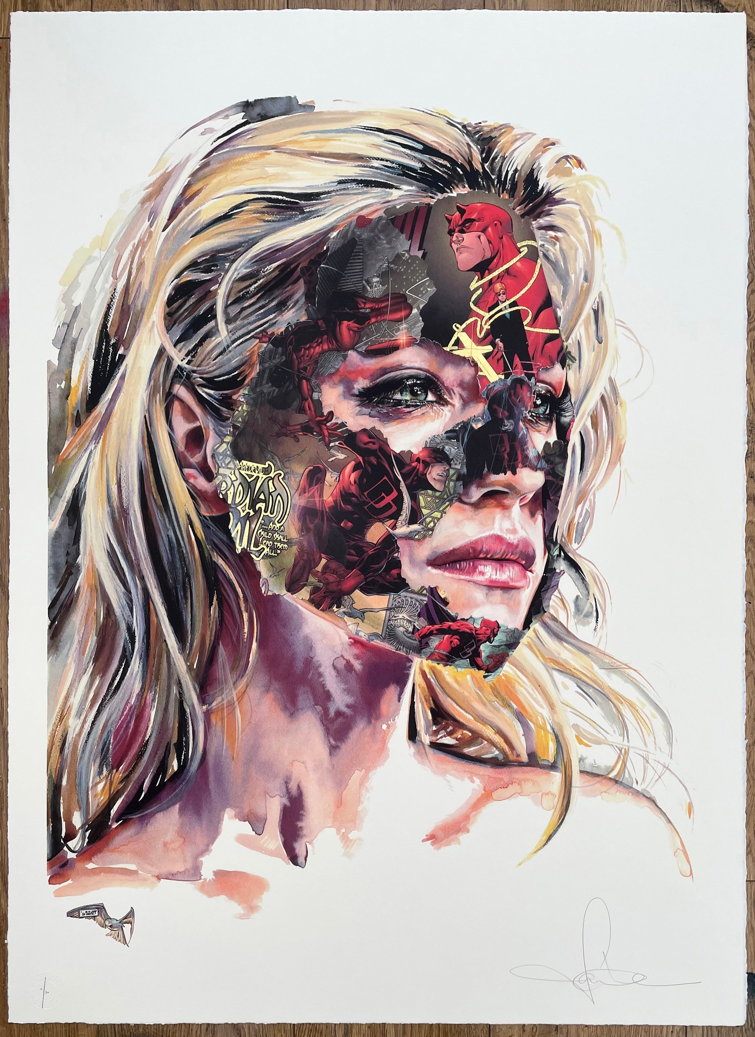 SANDRA CHEVRIER LA CAGE ET L’ACTE DE FOI GOLD LEAF P/P