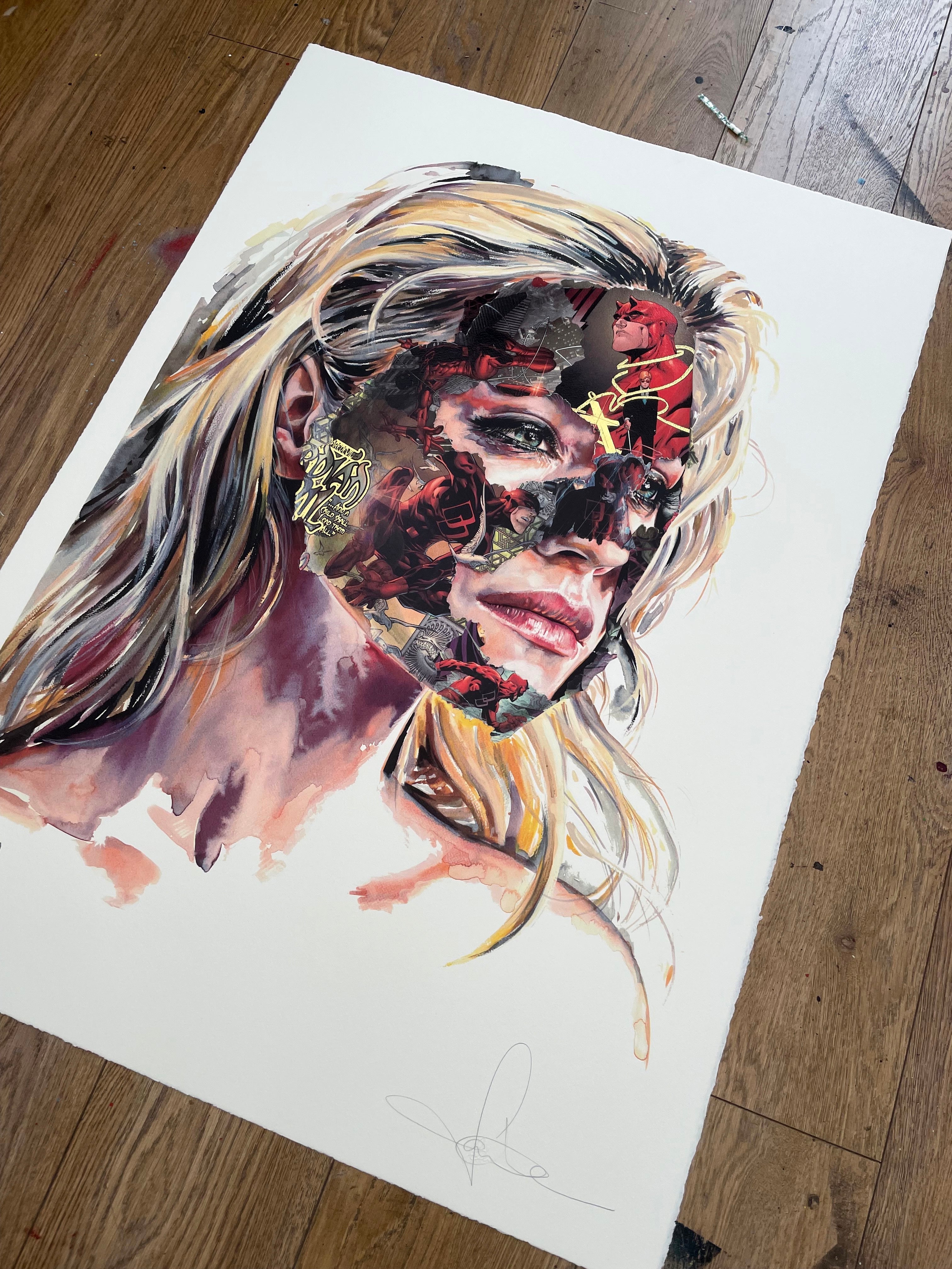 SANDRA CHEVRIER LA CAGE ET L’ACTE DE FOI GOLD LEAF P/P