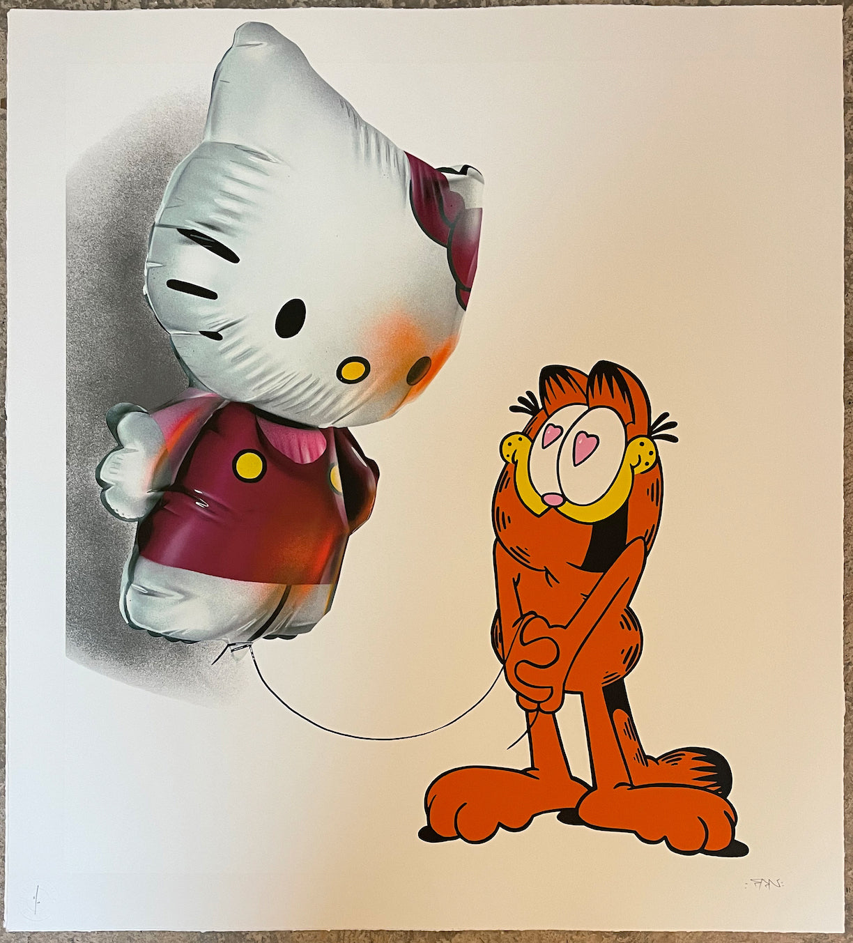 FANAKAPAN "HELLOO KITTY " WHITE ED OF 10